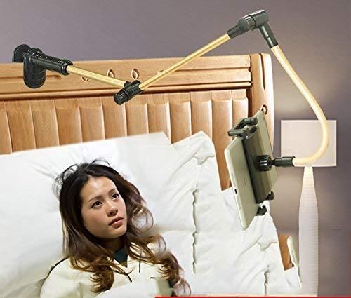 Flexible Mobile & Tablet Stand with 360° Adjustable Clip – Hands-Free Holder for Bed, Desk & Table