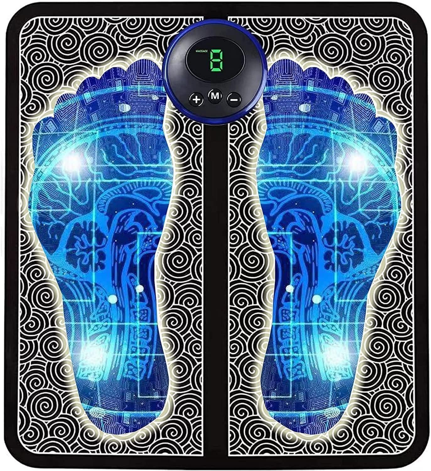 EMS Foot Massager Pad – Vibration & Bubble Therapy for Total Foot Relief