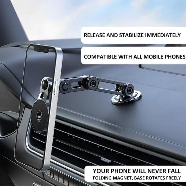 FlexiGrip 360° Phone Stand – Universal Adjustable Hands-Free Mobile Holder for Desk, Bed & Car
