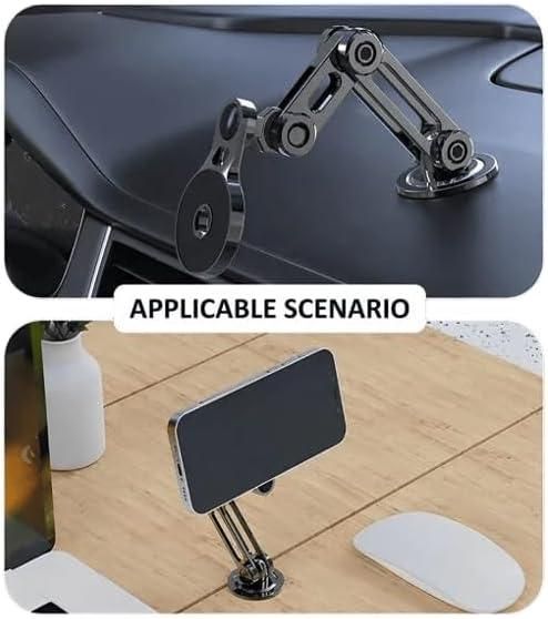 FlexiGrip 360° Phone Stand – Universal Adjustable Hands-Free Mobile Holder for Desk, Bed & Car