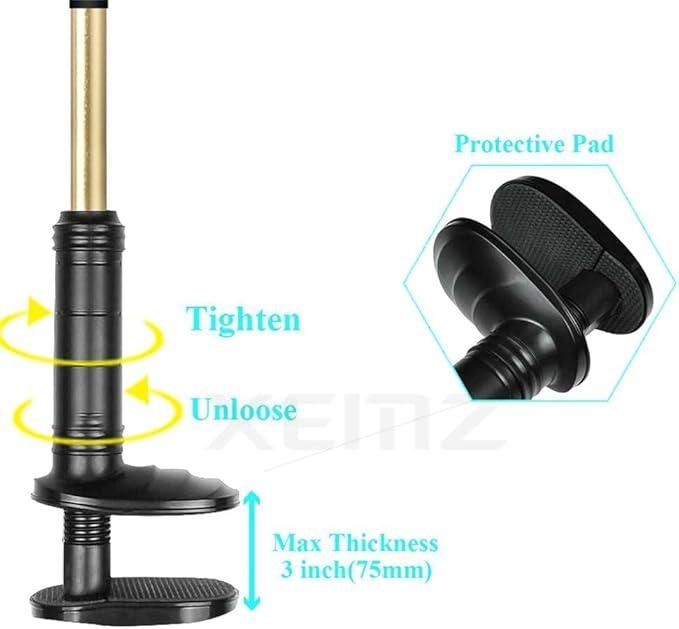 Flexible Mobile & Tablet Stand with 360° Adjustable Clip – Hands-Free Holder for Bed, Desk & Table